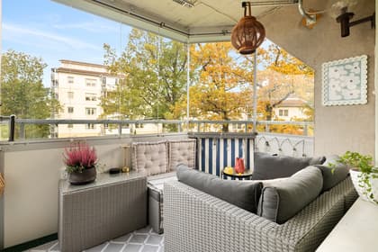 Balkong eller utsiktsbild