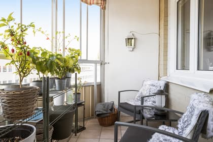 Balkong eller utsiktsbild