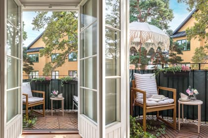 Balkong eller utsiktsbild