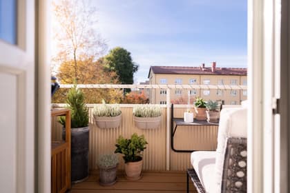 Balkong eller utsiktsbild