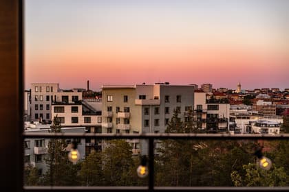 Balkong eller utsiktsbild