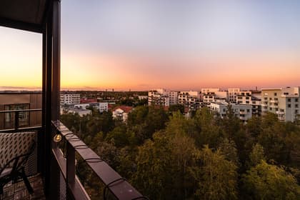 Balkong eller utsiktsbild