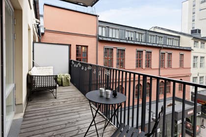 Balkong eller utsiktsbild