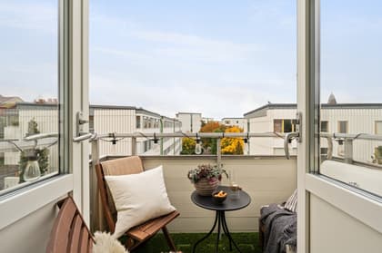 Balkong eller utsiktsbild