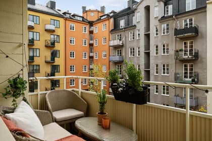 Balkong eller utsiktsbild