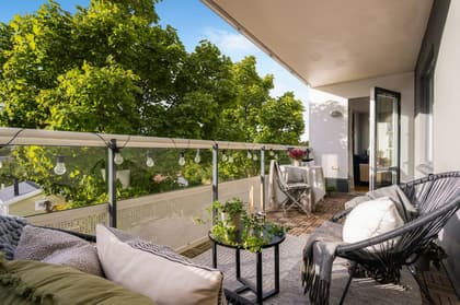 Balkong eller utsiktsbild