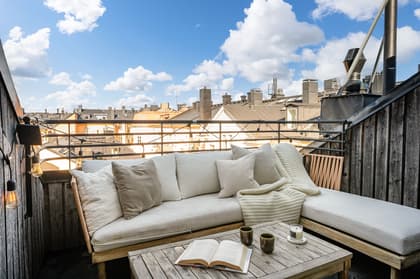 Balkong eller utsiktsbild