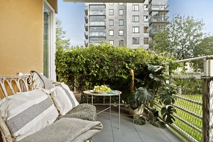 Balkong eller utsiktsbild