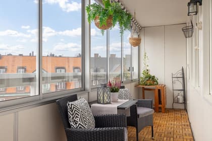 Balkong eller utsiktsbild