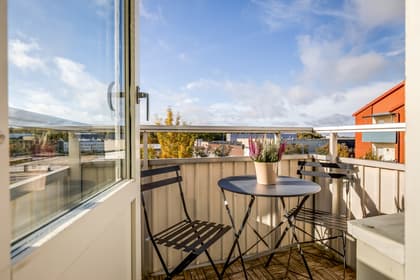 Balkong eller utsiktsbild