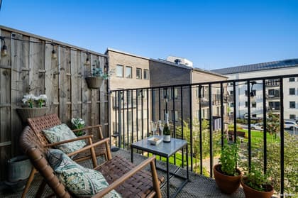 Balkong eller utsiktsbild