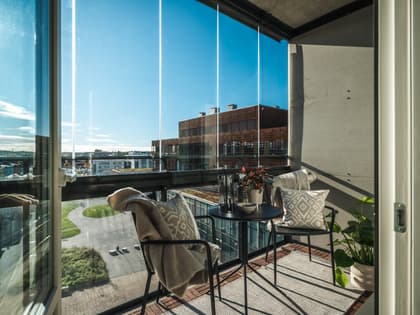 Balkong eller utsiktsbild