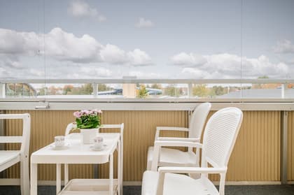 Balkong eller utsiktsbild