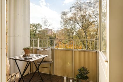 Balkong eller utsiktsbild