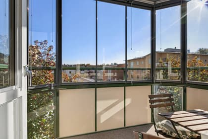 Balkong eller utsiktsbild