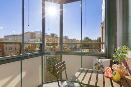 Balkong eller utsiktsbild