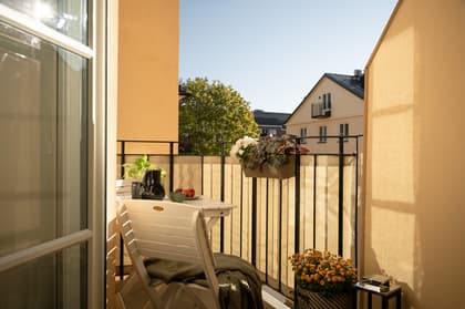 Balkong eller utsiktsbild