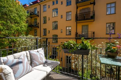 Balkong eller utsiktsbild