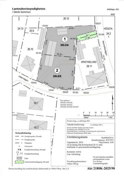 Illustrerad karta över fastigheten eller området