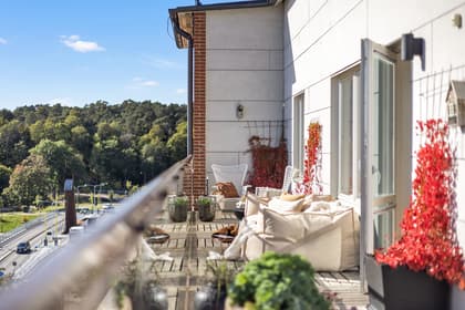 Balkong eller utsiktsbild