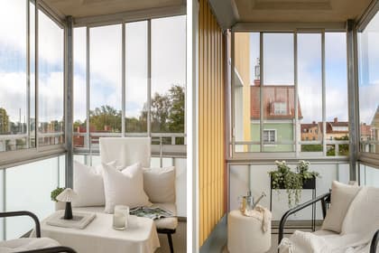 Balkong eller utsiktsbild