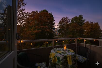 Balkong eller utsiktsbild