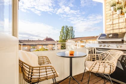 Balkong eller utsiktsbild