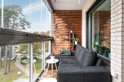 Balkong eller utsiktsbild