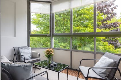 Balkong eller utsiktsbild