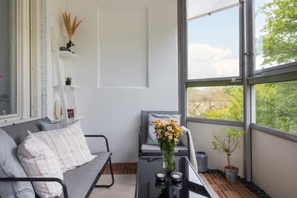 Balkong eller utsiktsbild