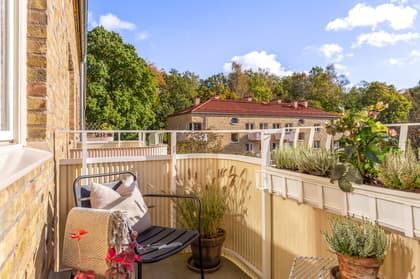 Balkong eller utsiktsbild