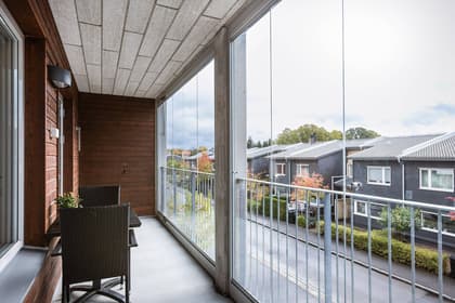 Balkong eller utsiktsbild