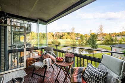 Balkong eller utsiktsbild