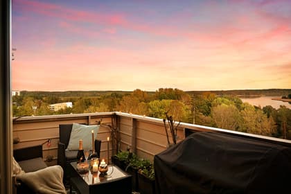 Balkong eller utsiktsbild