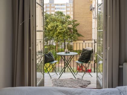 Balkong eller utsiktsbild