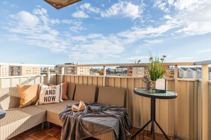 Balkong eller utsiktsbild