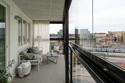 Balkong eller utsiktsbild