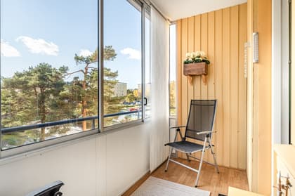 Balkong eller utsiktsbild