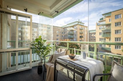 Balkong eller utsiktsbild