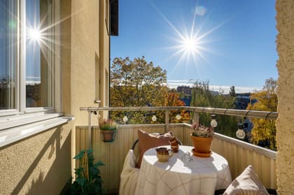 Balkong eller utsiktsbild