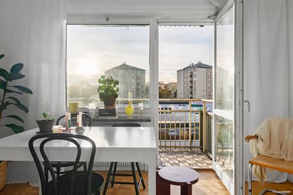 Balkong eller utsiktsbild