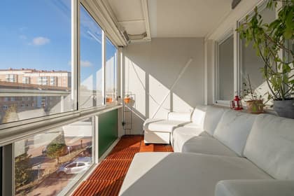 Balkong eller utsiktsbild