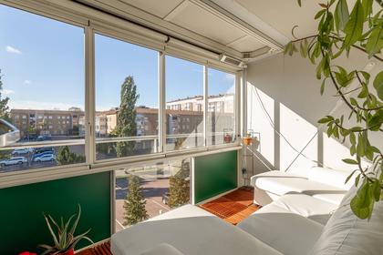 Balkong eller utsiktsbild