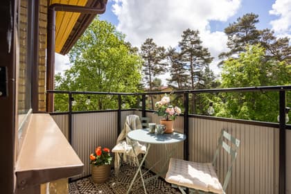 Balkong eller utsiktsbild