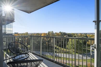 Balkong eller utsiktsbild