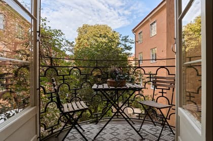 Balkong eller utsiktsbild