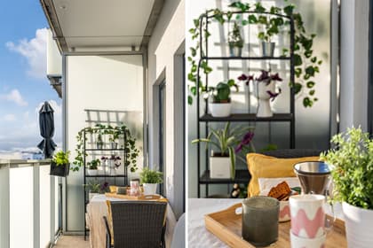 Balkong eller utsiktsbild