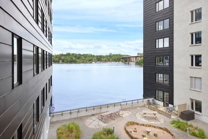 Balkong eller utsiktsbild