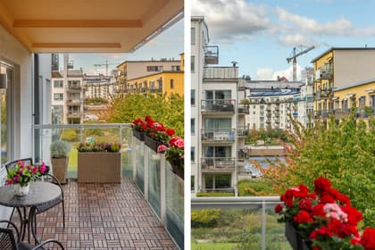 Balkong eller utsiktsbild