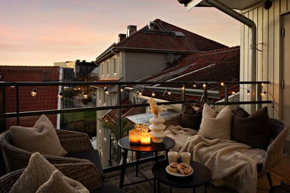 Balkong eller utsiktsbild